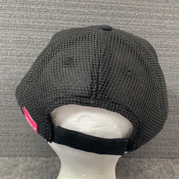 T-Mobile Tuesdays Trucker Hat Women's OSFA Black Hot Pink Mesh Back Strapback - Picture 7 of 13